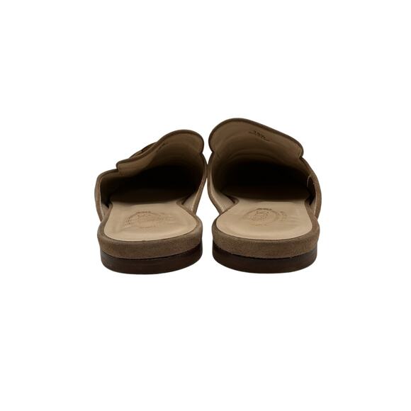 Tod's Embellished Tan Suede Slippers Size 8.5 - Picture 5 of 6